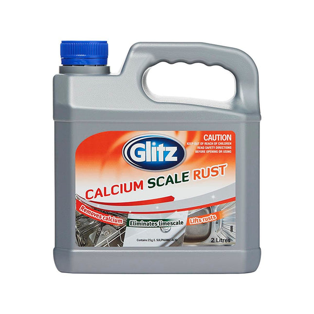 Packshot of Glitz Calcium Scale and Rust Remover Bathroom Deep Clean 2L