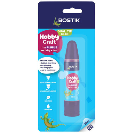 Bostik Hobby Craft Dual Tip Liquid Glue 30ml