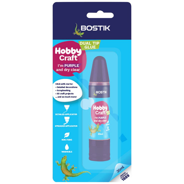 Bostik Hobby Craft Dual Tip Liquid Glue 30ml
