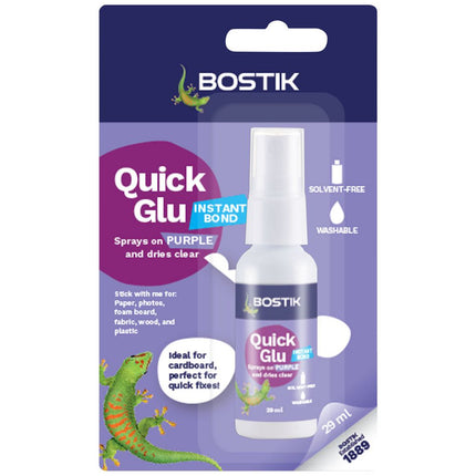 Bostik Quick Glu Instant Fix Bond Spray 25 g