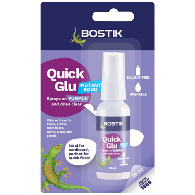 Bostik Quick Glu Instant Fix Bond Spray 25 g