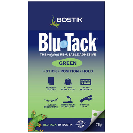 Bostik Blu Tack Reusable Adhesive 75g [Green]
