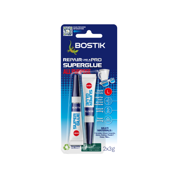 Bostik SuperGlue All Purpose 2x3g