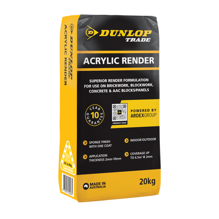 Dunlop Multipurpose Acrylic Render 20kg