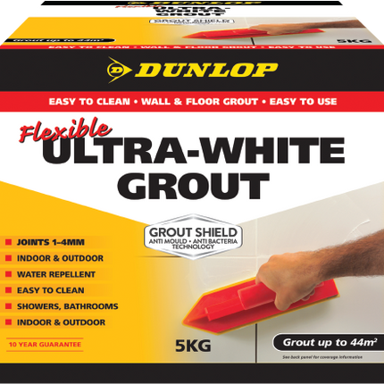 Dunlop Ultra-White Grout 5kg