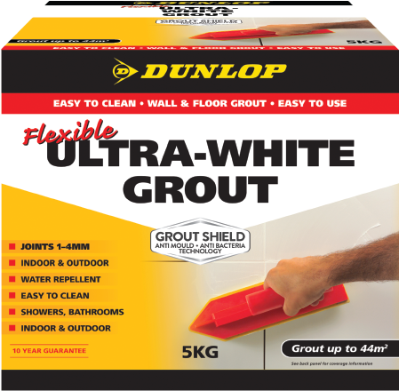 Dunlop Ultra-White Grout 5kg