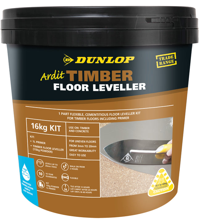 Dunlop Ardit Timber Floor Leveller 16kg kit pail