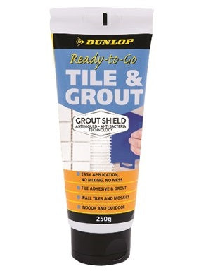 Dunlop Ready-to-Go Tile & Grout 250g White front view
