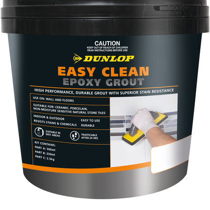 Dunlop Easy Clean Epoxy Grout Kit 3.25kg 3.25kg kit