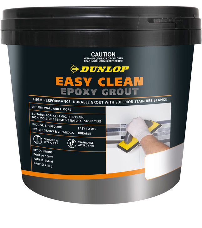 Dunlop Easy Clean Epoxy Grout Kit 3.25kg 3.25kg kit