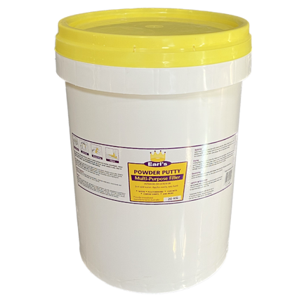 Earl’s Powder Putty – Mix-to-Use Interior & Exterior Filler (No Waste, Easy Sand)