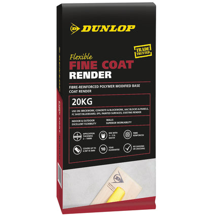 Dunlop Flexible Fine Coat Render 20kg