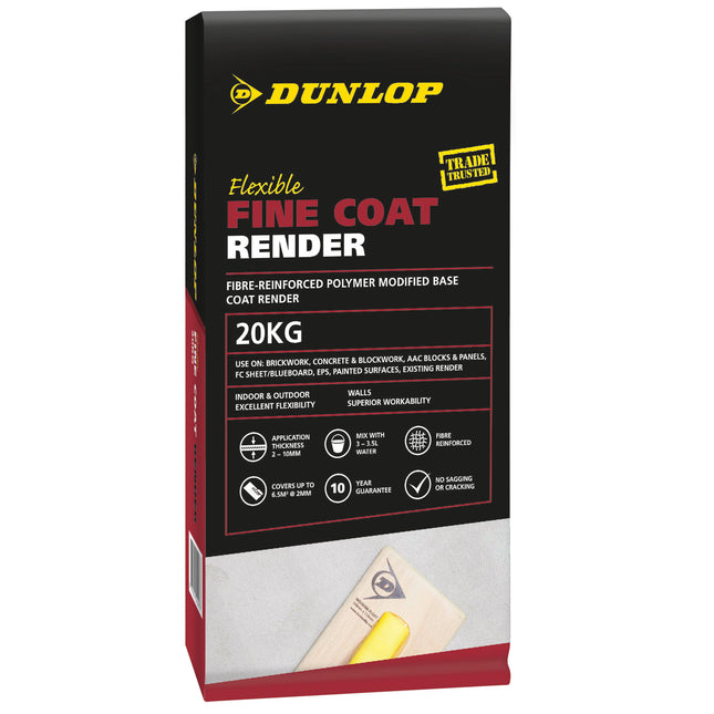 Dunlop Flexible Fine Coat Render 20kg