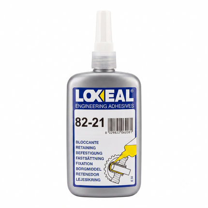 Packshot of Loxeal 82-21 Retaining Compound Fast Cure Anaerobic Adhesive 50ml