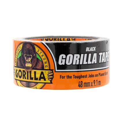 Gorilla Tape Black 48mm x 9.1m front of pack