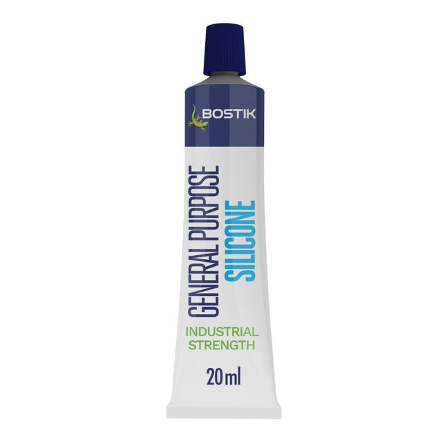 Bostik General Purpose Neutral Cure Silicone Sealant 20ml – Clear, Flexible & Waterproof