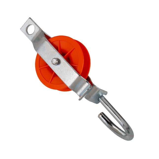 Tie Boss Pulley for 3/8In Rope System 136kg Load Capacity
