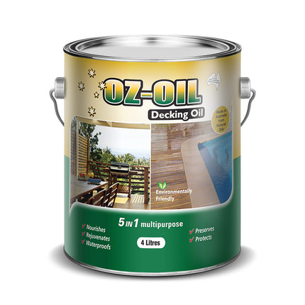 Oz-Oil Decking Oil 4 litre can