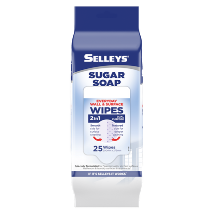 Selleys Sugar Soap Wall & Surface Cleaning x 25 Wipes