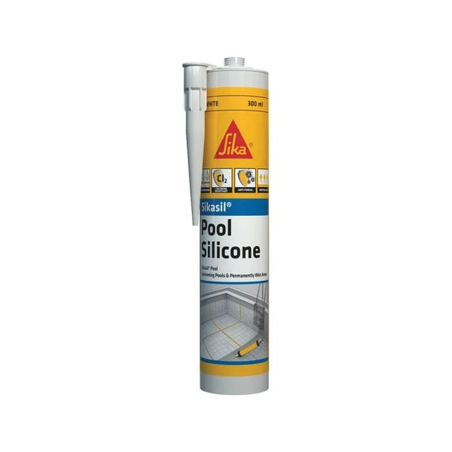 Sikasil Pool Neutral-Cure Silicone Sealant 300 ml [White]