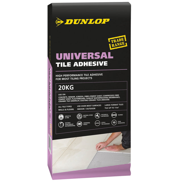 Dunlop Universal Tile Adhesive 20kg bag