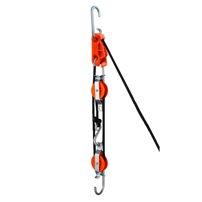 Tie Boss Pulley for 3/8In Rope System 136kg Load Capacity
