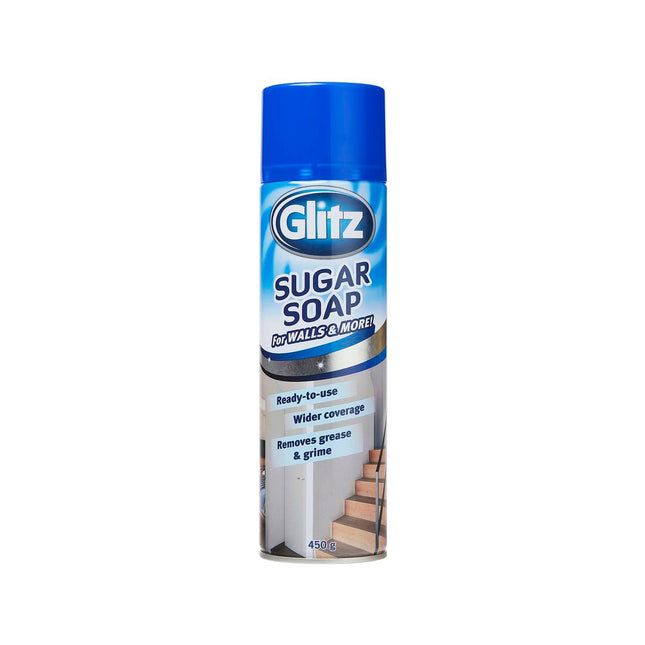 Packshot of Glitz Sugar Spray Soap Paint Prep and Surface Cleaner 450g