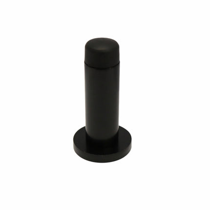 Adoored 60mm black Monument door stop with soft rubber tip