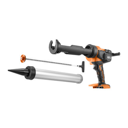 AEG 18V cordless caulking gun for 300ml cartridges and 600ml sausage packs, skin only