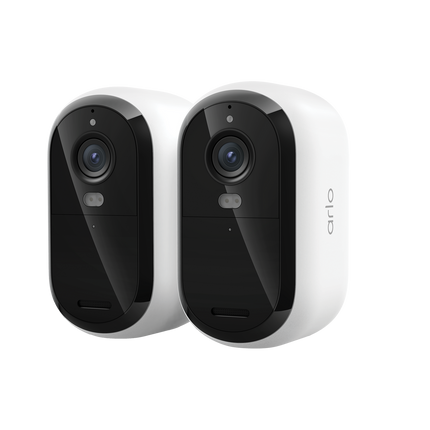 Arlo Essential Security Camera 3rd Gen 2K wireless camera, 2 pack, white