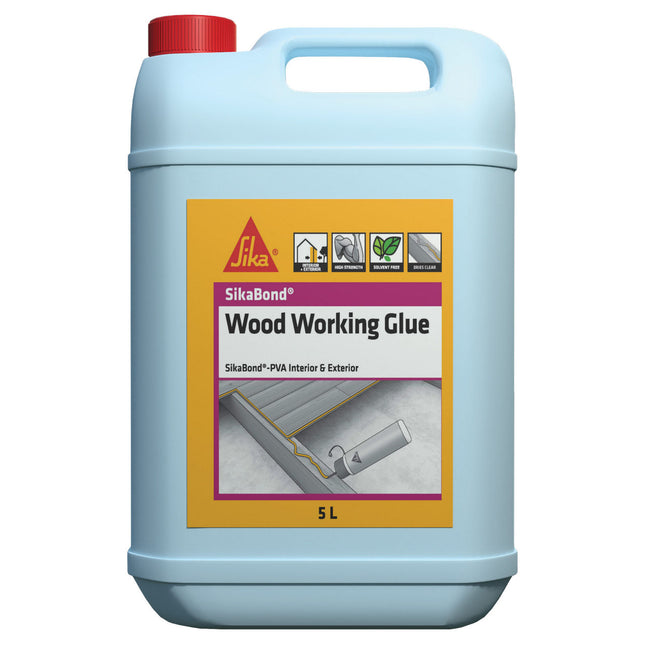 Sika Sikabond High Quality Wood Working PVA Interior & Exterior 5L
