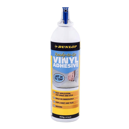 Packshot of Dunlop Ready-To-Go Vinyl Flooring Spray Adhesive 454g