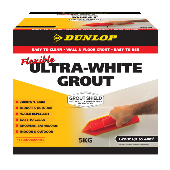 Dunlop Ultra-White Grout 5kg