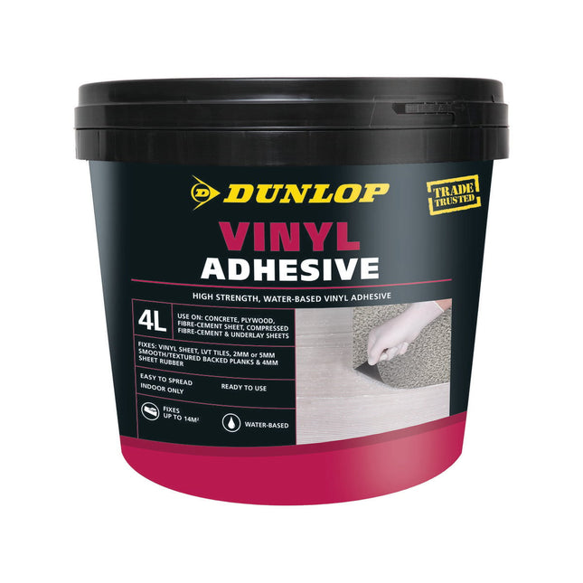 Packshot of Dunlop Vinyl Adhesive 4L