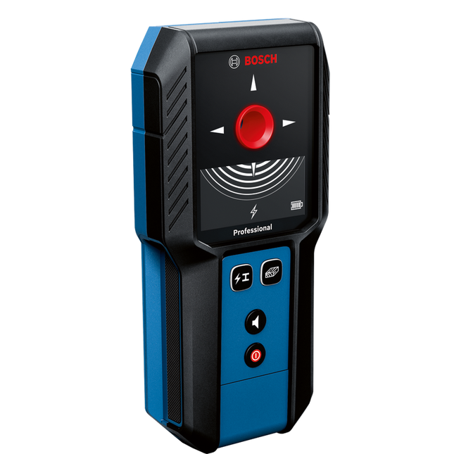 Bosch Professional GMS 120-27 blue wall scanner with marking hole