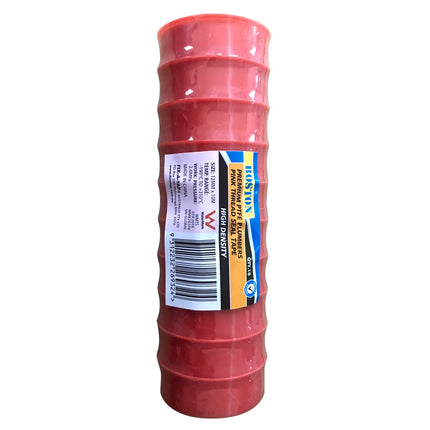 Boston Premium PTFE Plumbers Pink Thread Seal Tape 12mm x 10m, 10 pack