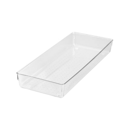 Boxsweden Crystal Storage Tray in clear plastic, 38 x 15.5 x 5.5cm (4)