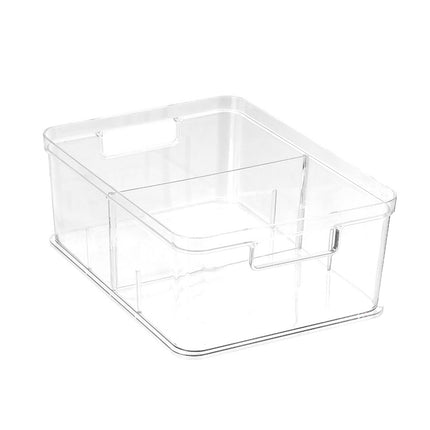 Boxsweden clear crystal storage tray with adjustable divider, 28 x 21 x 11cm (3)
