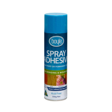 Boyle Clear Spray Adhesive 350g aerosol can