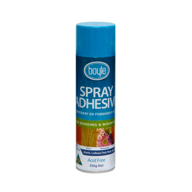 Boyle Clear Spray Adhesive 350g aerosol can
