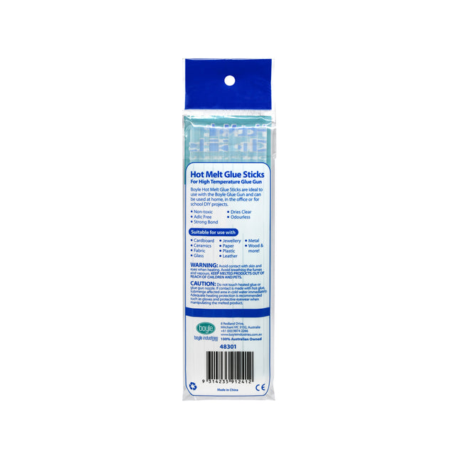 Boyle Hot Melt Glue Sticks 200mm x 7mm (8 Pack) (2)