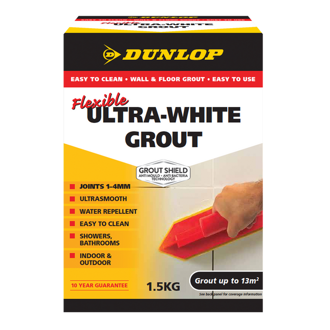 Dunlop Ultra-White Grout 1.5kg