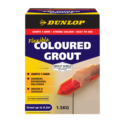 Dunlop Flexible Coloured Grout 1.5kg