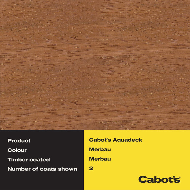 Cabot's Aquadeck Exterior Decking Oil 4L [Merbau] (2)