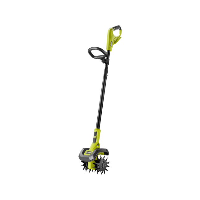 Packshot of Ryobi 18V ONE+ Cordless Garden Cultivator for Soil Loosening