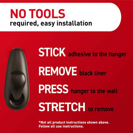 Command 1.3kg Black Metal Hooks Weight Rated (3)