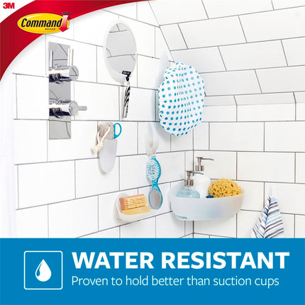 Command Medium Frosted Bath Hooks 2 Pack (4)