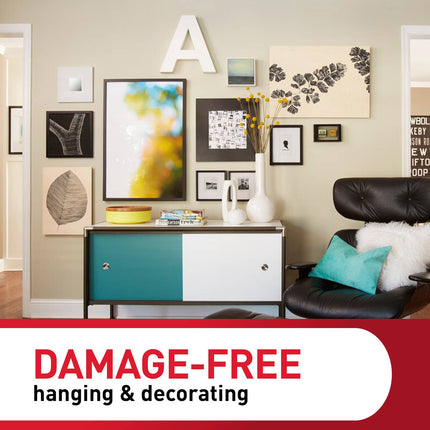 Command Narrow Picture Hanging Strips Black 8 Pack (4)