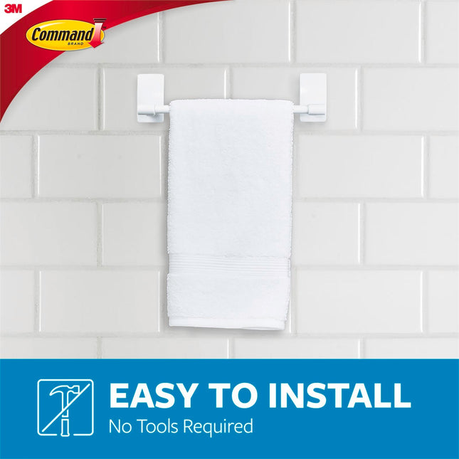 Command Plastic Bath Hand Towel Bar Adhesive Mount (2)