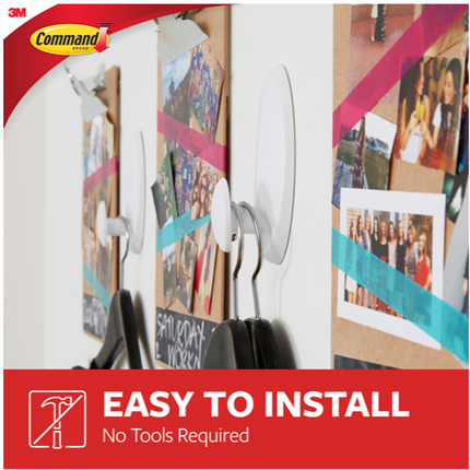 Command White Adhesive Clothes Hanger 1 Pack (3)